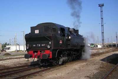 locomotive vapeur 141 TB 407